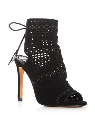 Dolce Vita Harmon Laser Cut Peep Toe Booties