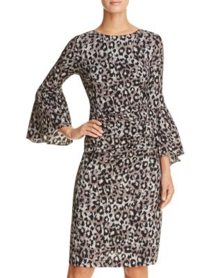 Tracy Reese Flounce Sleeve Dress