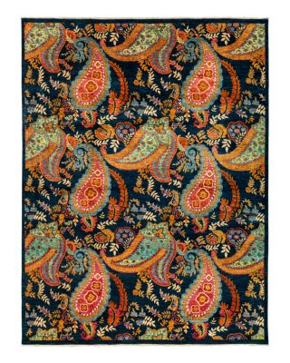 Solo Rugs Suzani Oriental Area Rug, 9'4