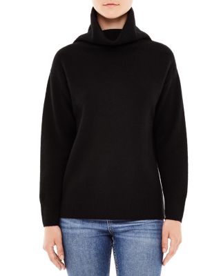 Sandro Carly Cowl-Neck Merino Wool Sweater