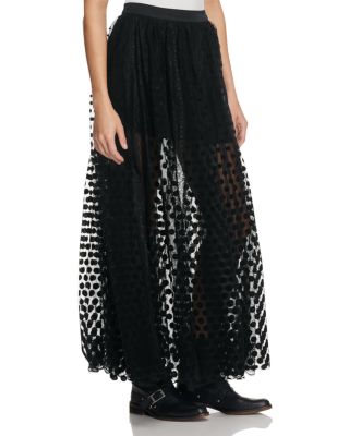 Free People Dreaming Of You Tutu Maxi Skirt