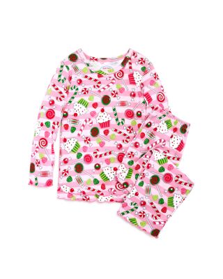 Sara's Prints Infant Girls' Visions of Sugarplums Pajama Set - Sizes 12-24 Months