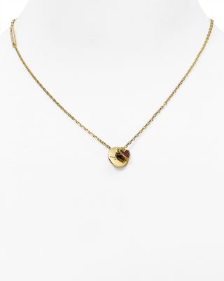 MARC JACOBS Coin Pendant Necklace, 15