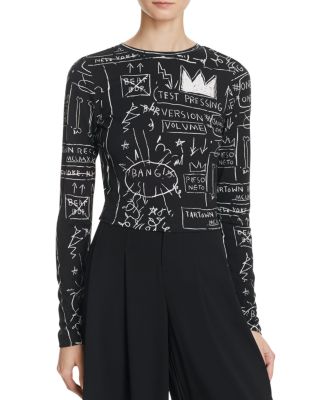 Alice and Olivia Delaina Printed Top