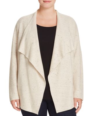 Eileen Fisher Plus Shawl Collar Cardigan