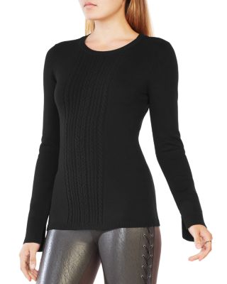 BCBGMAXAZRIA Marinah Cable Sweater