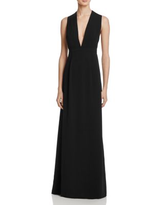 Jill Jill Stuart Plunge Neck Gown