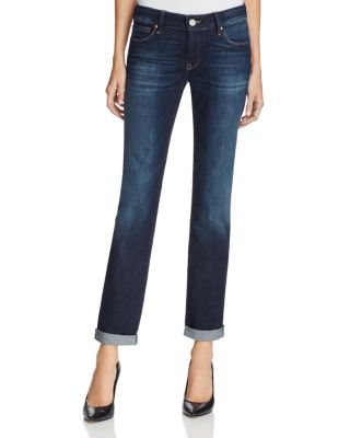 Mavi Emma Slim Boyfriend Jeans in Deep Brushed Vintage