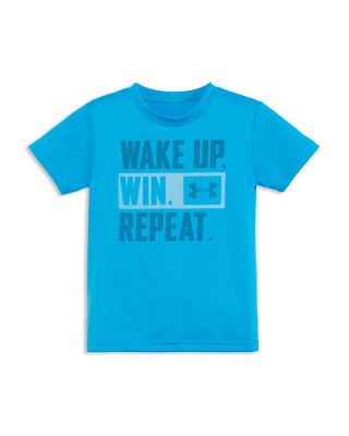 Under Armour Boys' Wake Up Win Repeat Logo Tee - Sizes 4-7