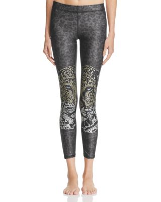 Terez Crystal Leopard Leggings