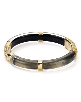 Alexis Bittar Swarovski Crystal Encrusted Mini Hinge Bangle