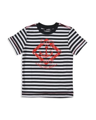 Diesel Boys' Anchor Stripe Tee - Sizes 2-7