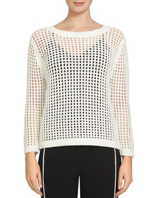 1.STATE Sheer Pointelle Sweater