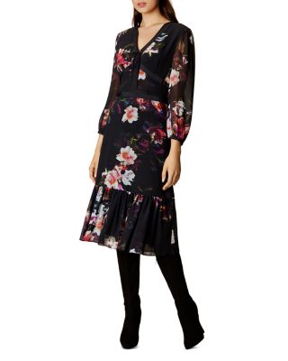 KAREN MILLEN Orchid Georgette Dress