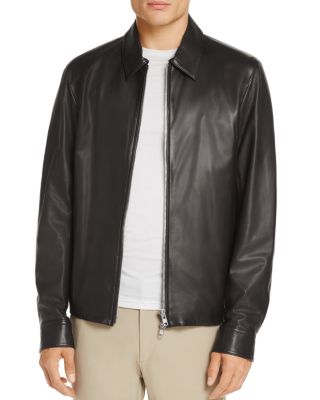Theory Leather Shirt Jacket - 100 