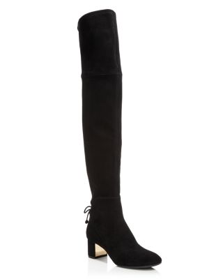 TORY BURCH WOMEN'S LAILA SUEDE OVER-THE-KNEE BOOTS,41621