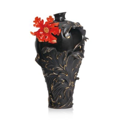 Franz Collection Franz Collection Baroque Red Lily Flower Vase, Large