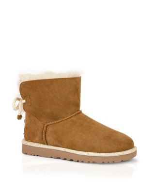 UGG® Australia Booties - Selene Rope Bailey Bow | Bloomingdale's