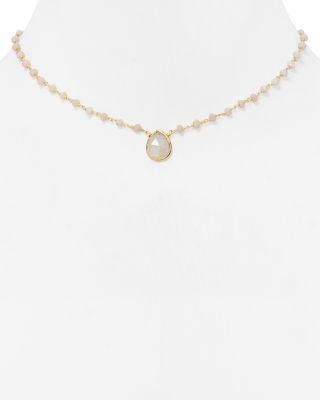 Ela Rae Beaded Opal Necklace, 14