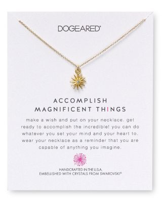 Dogeared Swarovski Crystal Accomplish Magnificent Things Necklace, 18