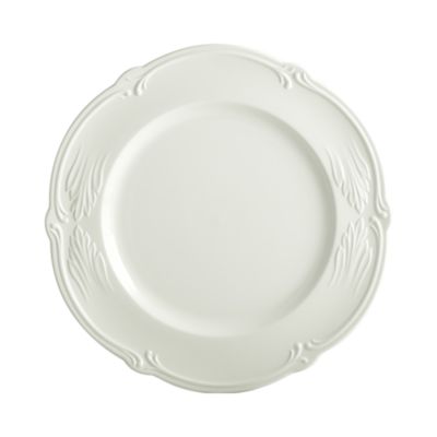 Gien France Rocaille White Dinner Plate