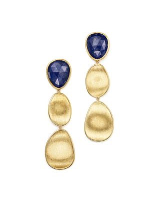 Marco Bicego 18K Yellow Gold Lapis Three Drop Earrings - 100% Bloomingdale's Exclusive