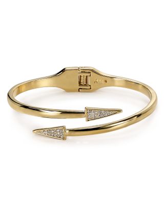 Rebecca Minkoff Pavé Triangle Hinge Bangle