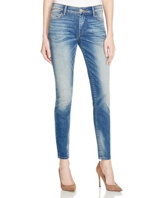 True Religion Jennie Curvy Skinny Jeans in Rolling Indigo