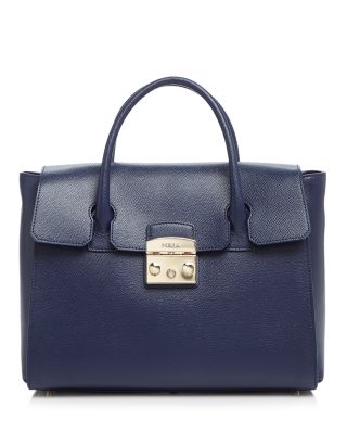 Furla Metropolis Medium Leather Satchel 