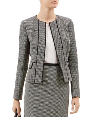 HOBBS LONDON Lillian Checked Jacket