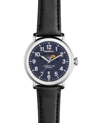 Shinola The Runwell Moon Phase Dial Watch, 41mm