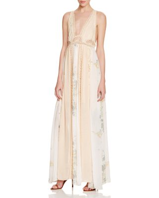 Free People Queen Of the Sun Mixed Print Maxi Dress | Bloomingdale's