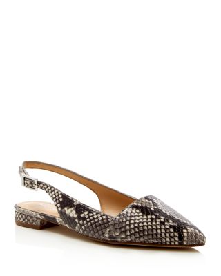 slingback pointed toe flats