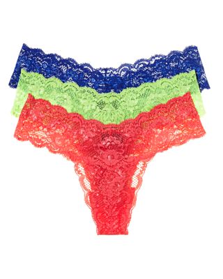 Cosabella Never Say Never Cutie Lace Thongs, Set of 3