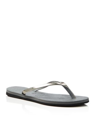 havaianas You Metallic Slim Flip Flops