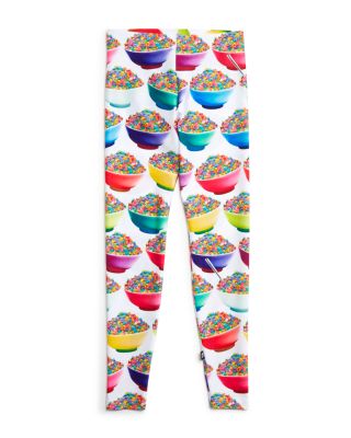 Terez Girls' Rainbow Breakfast Leggings - Sizes 7-16