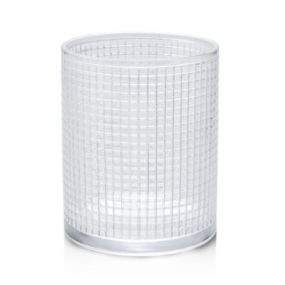 Waterworks Prism Glass Wastebasket