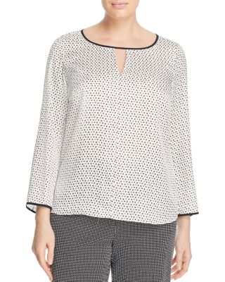 Marina Rinaldi Bene Dot Print Blouse