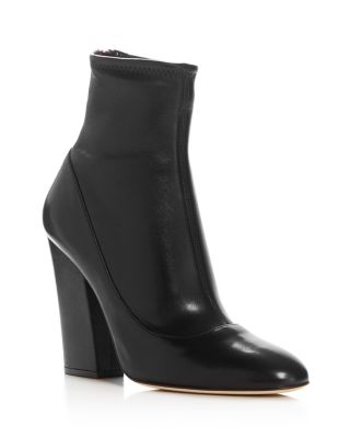 SERGIO ROSSI VIRGINIA BLOCK HEEL BOOTIES,A75281MAF715110