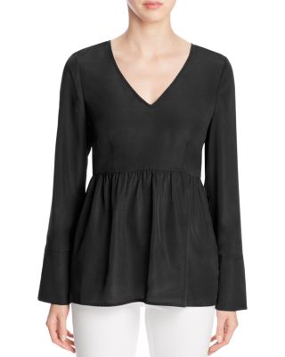 FINITY Long Sleeve Peplum Top