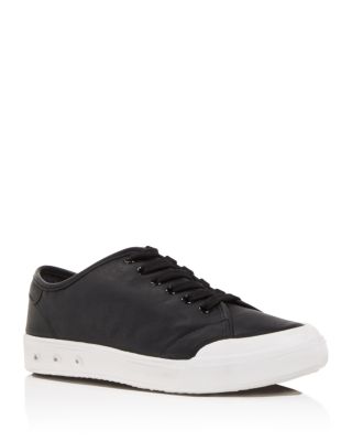 rag & bone Women's Standard Issue Leather Low Top Lace Up Sneakers