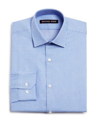 Michael Kors Boys' Mini Gingham Button Down Shirt - Sizes 8-18