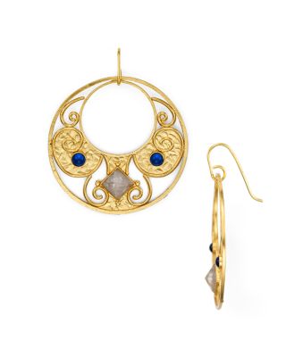 Stephanie Kantis Antiquity Round Drop Earrings