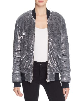 IRO.JEANS Amaia Sequin Bomber Jacket