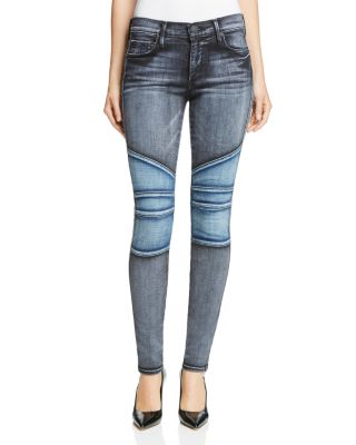 True Religion Halle Super Skinny Jeans in Lead Grey