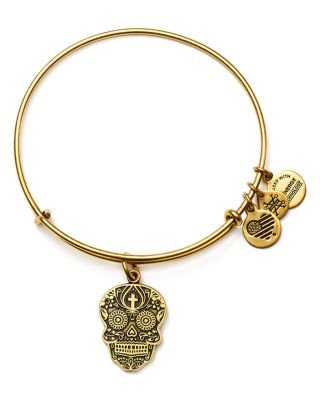 Alex and Ani Calavera Expandable Wire Bangle