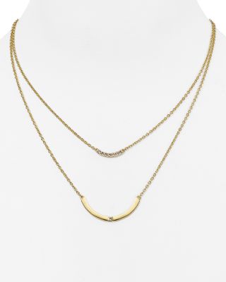 Elizabeth and James Ando Klint Dual Strand Pendant Necklace, 16