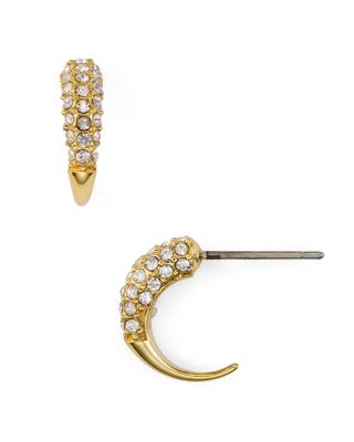 Rebecca Minkoff Pavé Hoop Earrings