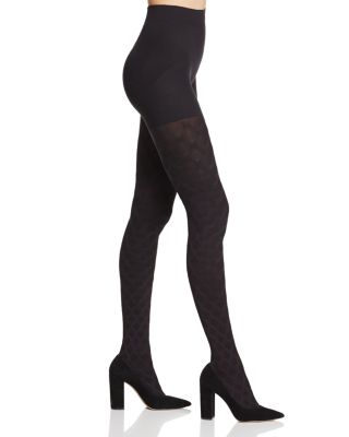 HUE Diamond Weave Shaping Tights