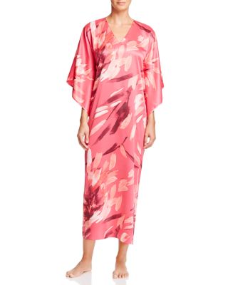 Natori Dahlia Butterfly Sleeve Caftan